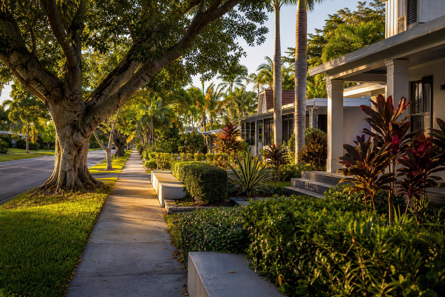 A tree-lined residential street in Greater Fort Lauderdale, FL — Fort Lauderdale Real Estate