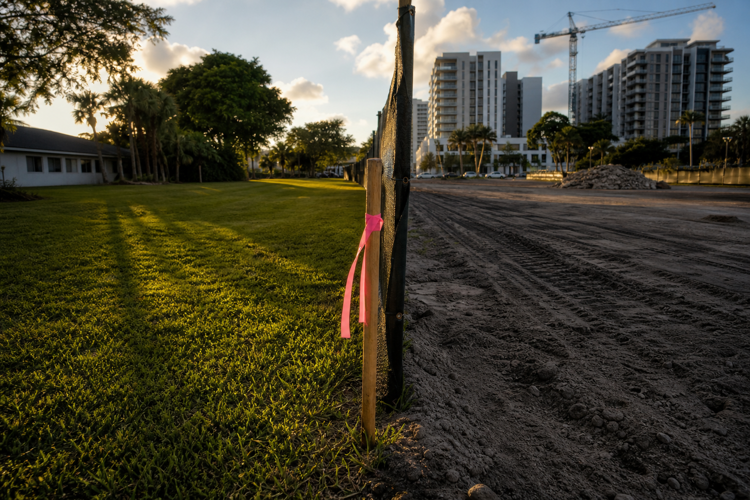 An open parcel of land at its boundary in Greater Fort Lauderdale, FL — Changing Las Olas Boulevard