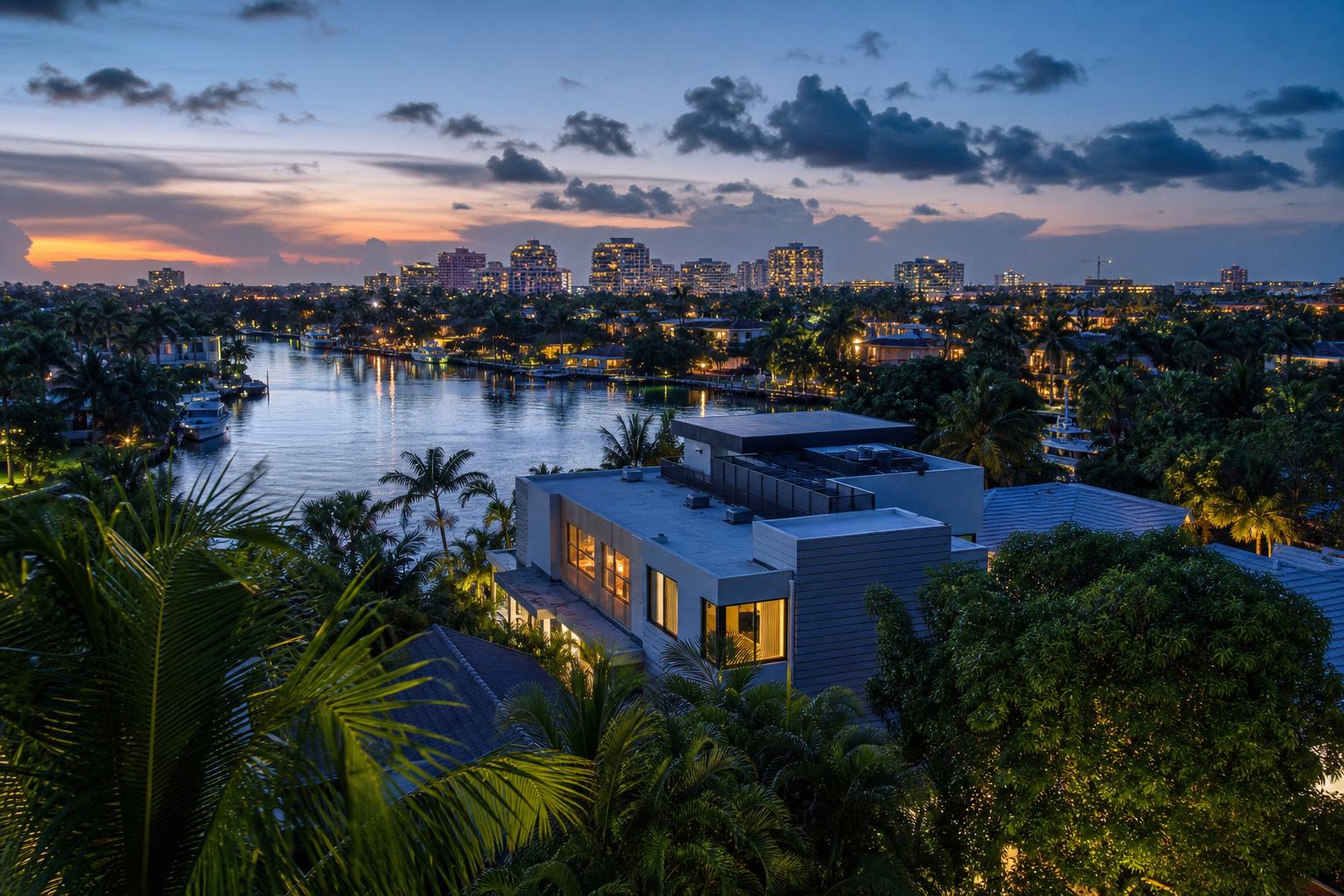 The surrounding landscape in Greater Fort Lauderdale, FL
